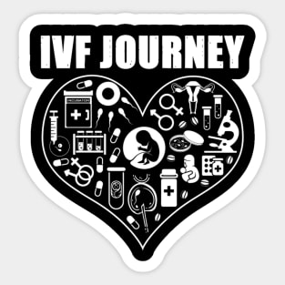 Ivf Infertility Transfer Day Positive Sticker